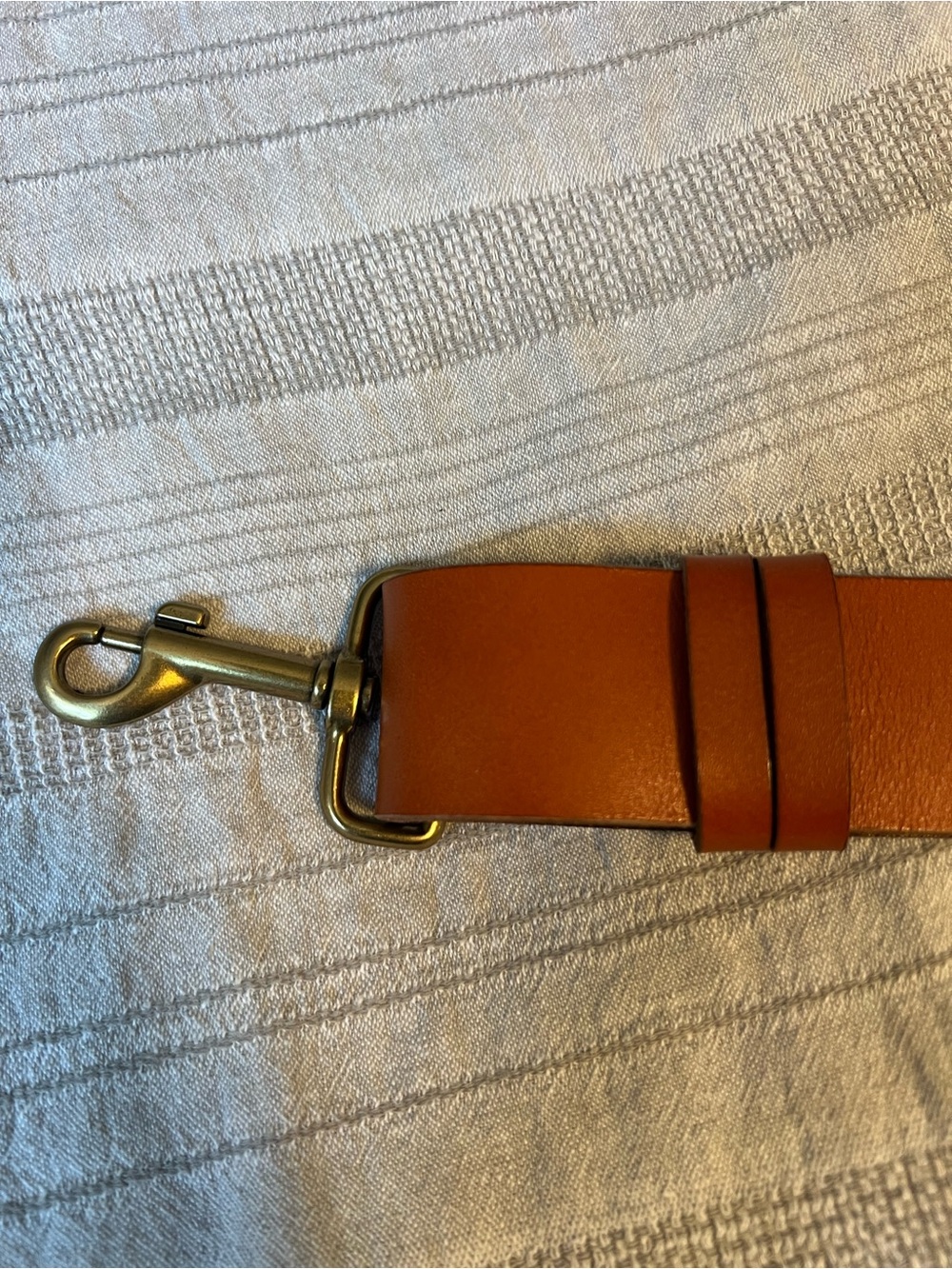 Parker Thatch: Adjustable Wide Leather Strap - Cognac NWT! - Picture 5 of 13